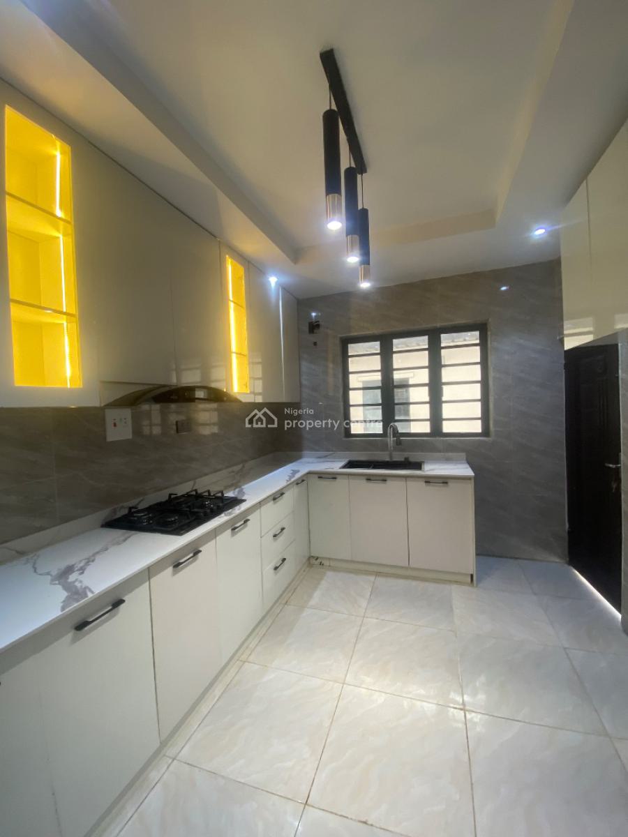 Spacious Newly Built 5bedroom with 2rooms Bq, Abraham Adesanya Area in a Gated Estate, Ajah, Lagos, Semi-detached Duplex for Sale