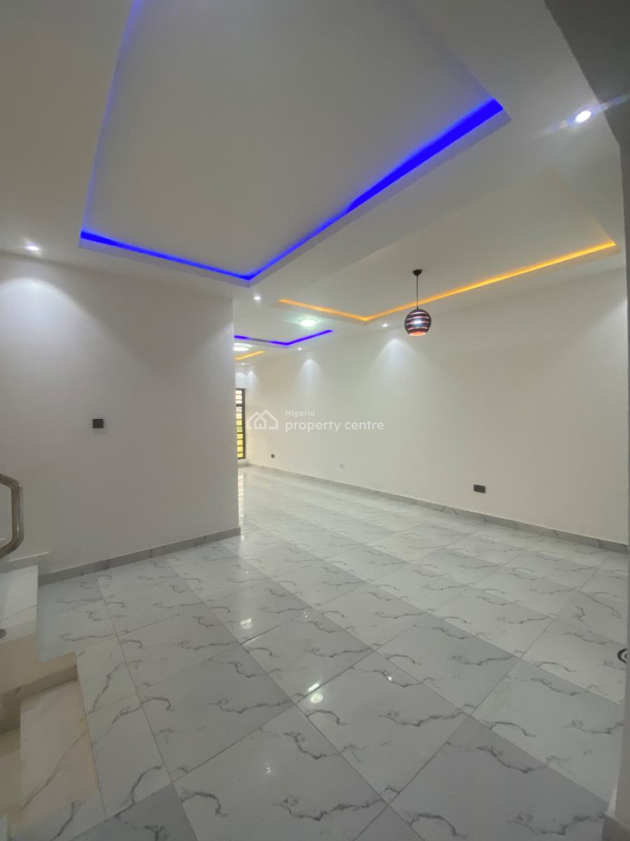 Spacious Newly Built 5bedroom with 2rooms Bq, Abraham Adesanya Area in a Gated Estate, Ajah, Lagos, Semi-detached Duplex for Sale