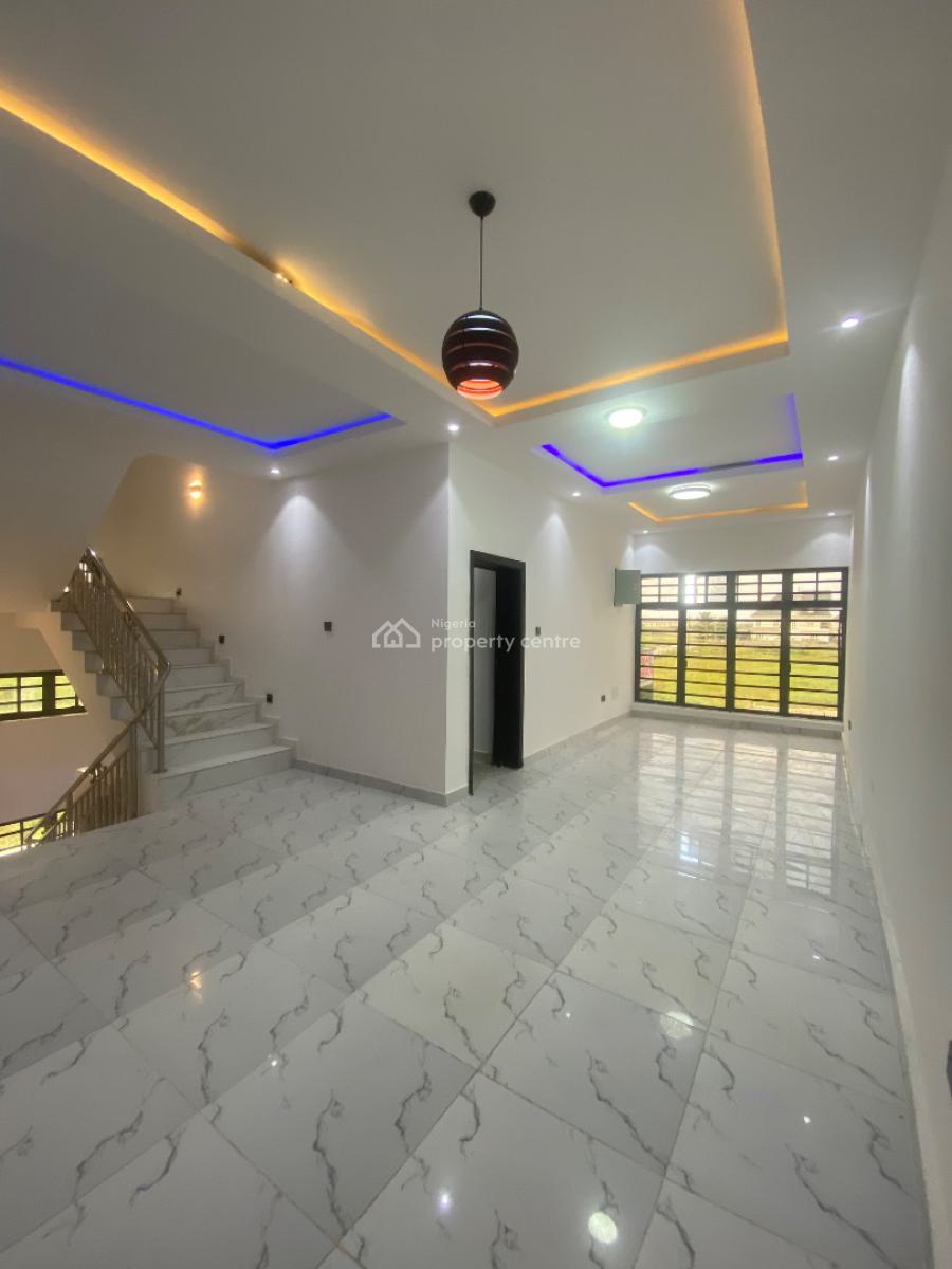 Spacious Newly Built 5bedroom with 2rooms Bq, Abraham Adesanya Area in a Gated Estate, Ajah, Lagos, Semi-detached Duplex for Sale