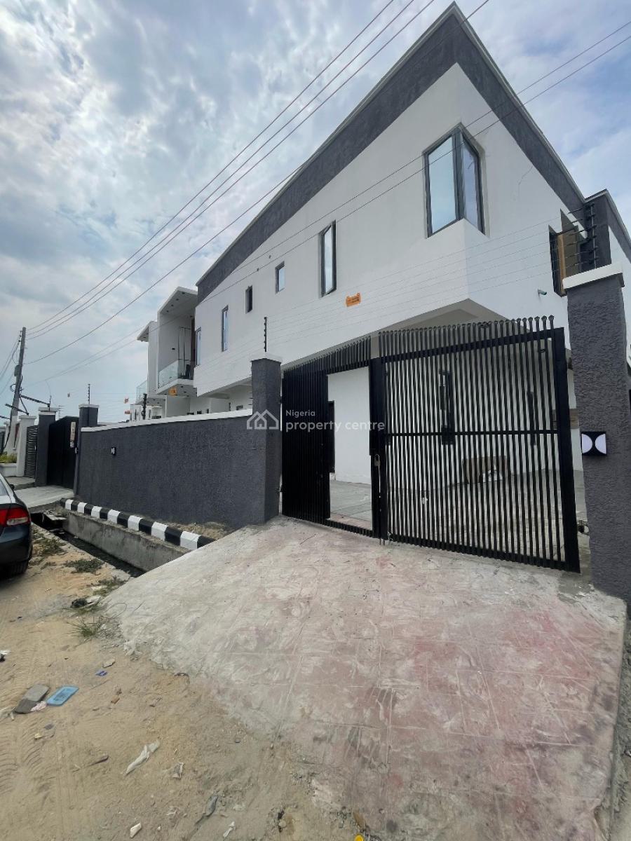 Beautiful 4 Bedroom Semi Detached Duplex with a Bq, All Rooms Ensuite and Spacious Located in a Serene Environment, Ologolo, Lekki, Lagos, House for Sale