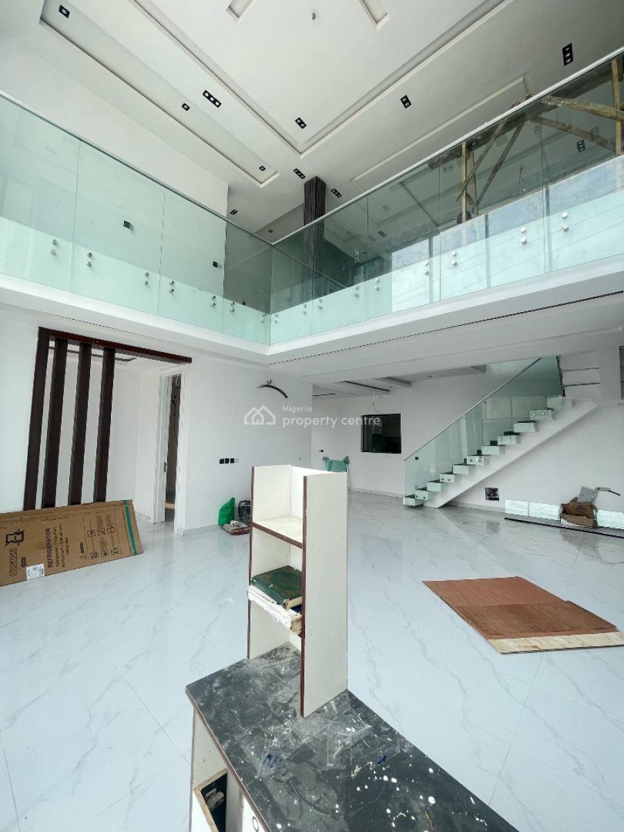 Gigantic and Luxurious 5 Bedroom Fully Detached Duplex with a Bq, Well Detailed Finishing with a Pool, Cinema,office, Ologolo, Lekki, Lagos, House for Sale