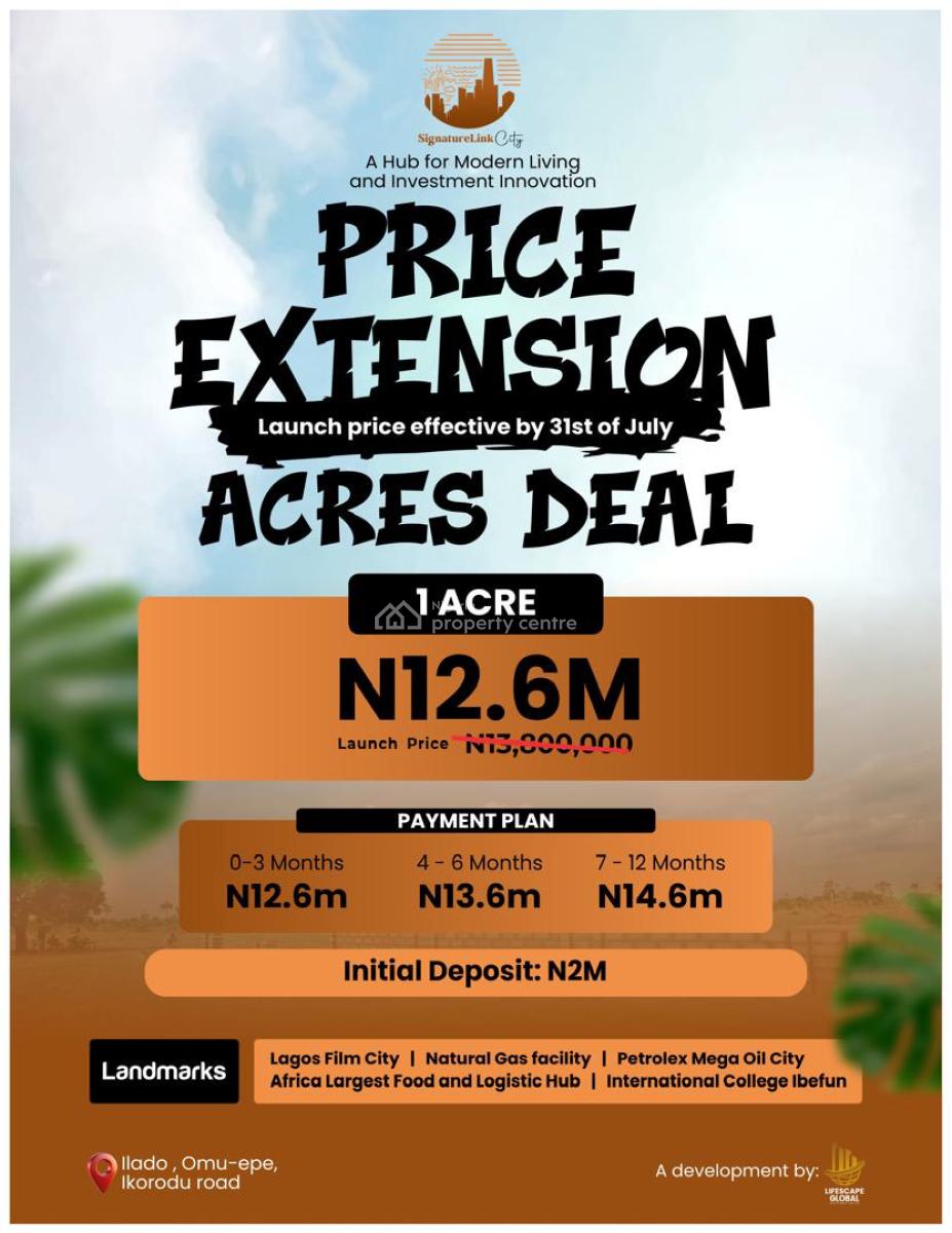 100% Table Dry Land in a Strategic Location for Land Banking (c of O), Ideal for Land Banking, Residential Use, Or Future Commercial Use, Epe, Lagos, Mixed-use Land for Sale