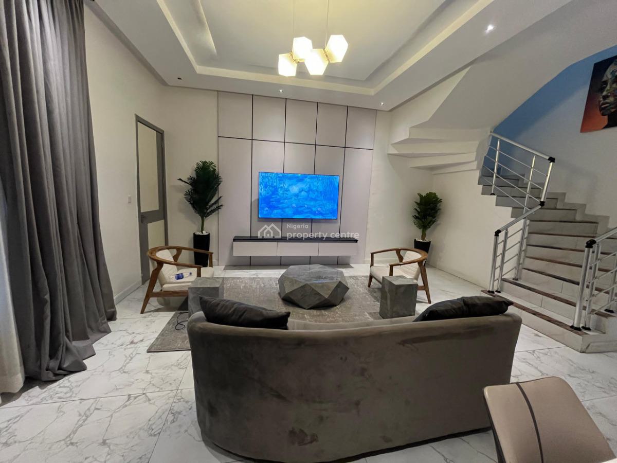 Fully Furnished 4 Bedroom Semi-detached Duplex +bq Governors Consent, Oral Estate, Chevron Toll Gate, Lekki, Lagos, Semi-detached Duplex for Sale