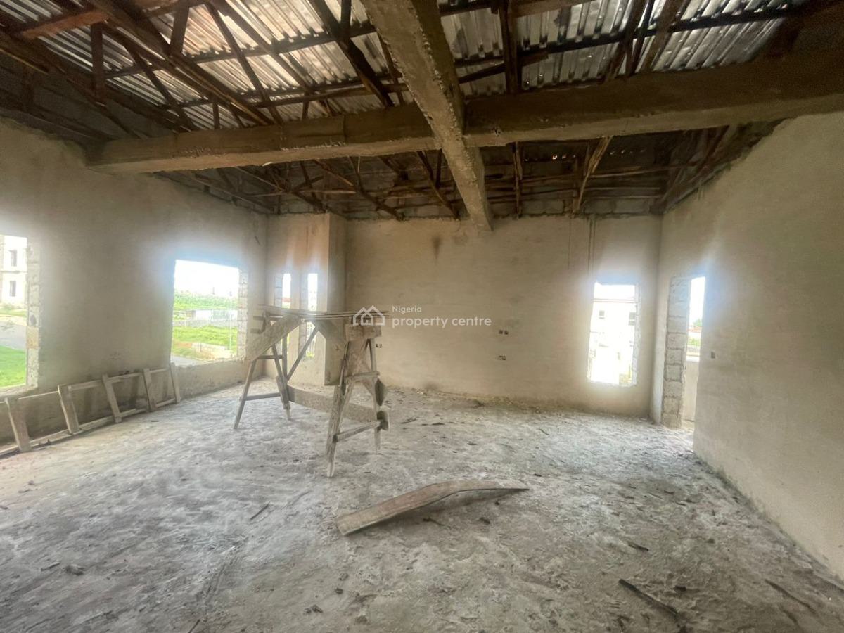 Carcass 5-bedrooms Detached Duplex, Behind Ochacho Estate (phase 1), Life Camp, Abuja, Detached Duplex for Sale
