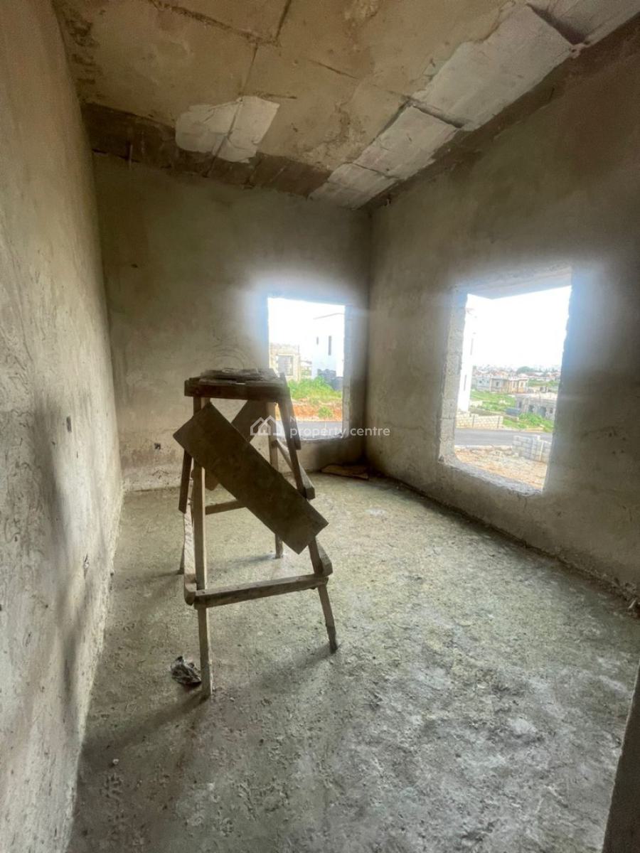 Carcass 5-bedrooms Detached Duplex, Behind Ochacho Estate (phase 1), Life Camp, Abuja, Detached Duplex for Sale