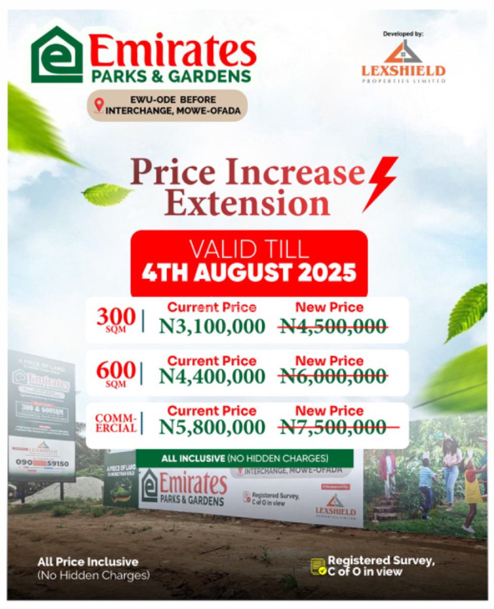 Serene and Affordable Land in a Secured Estate, Mowe Ofada, Ogun, Land for Sale