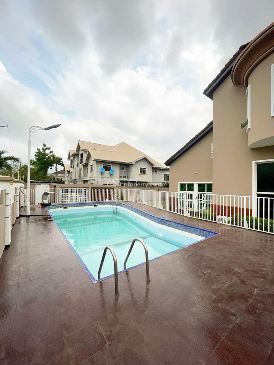 Luxury 5 Bedroom Detached Duplex with 2 Bq and Swimming Pool, Osborne Phase 1 Estate, Ikoyi, Lagos, Detached Duplex for Rent