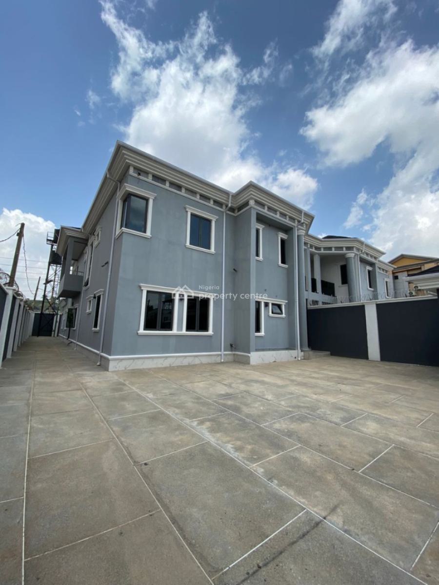 Five Bedrooms Duplex with Two Bedrooms Bq and Gate House, Apo By Cedar Creast Hospital, Apo, Abuja, Semi-detached Duplex for Sale