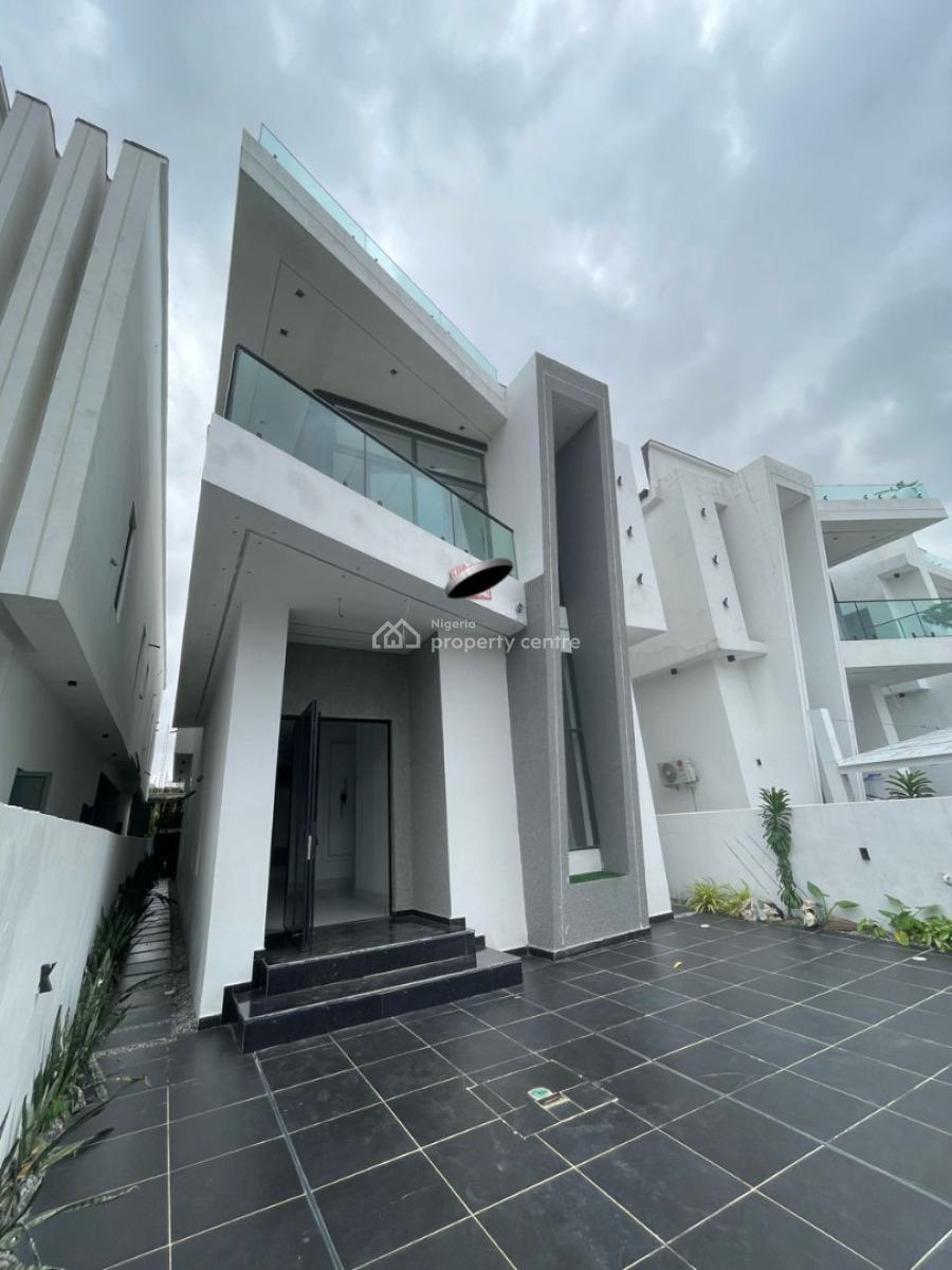 Brand New 5 Bedroom Fully Detached Duplex with Bq and Pool, Ajah, Lagos, Detached Duplex for Sale