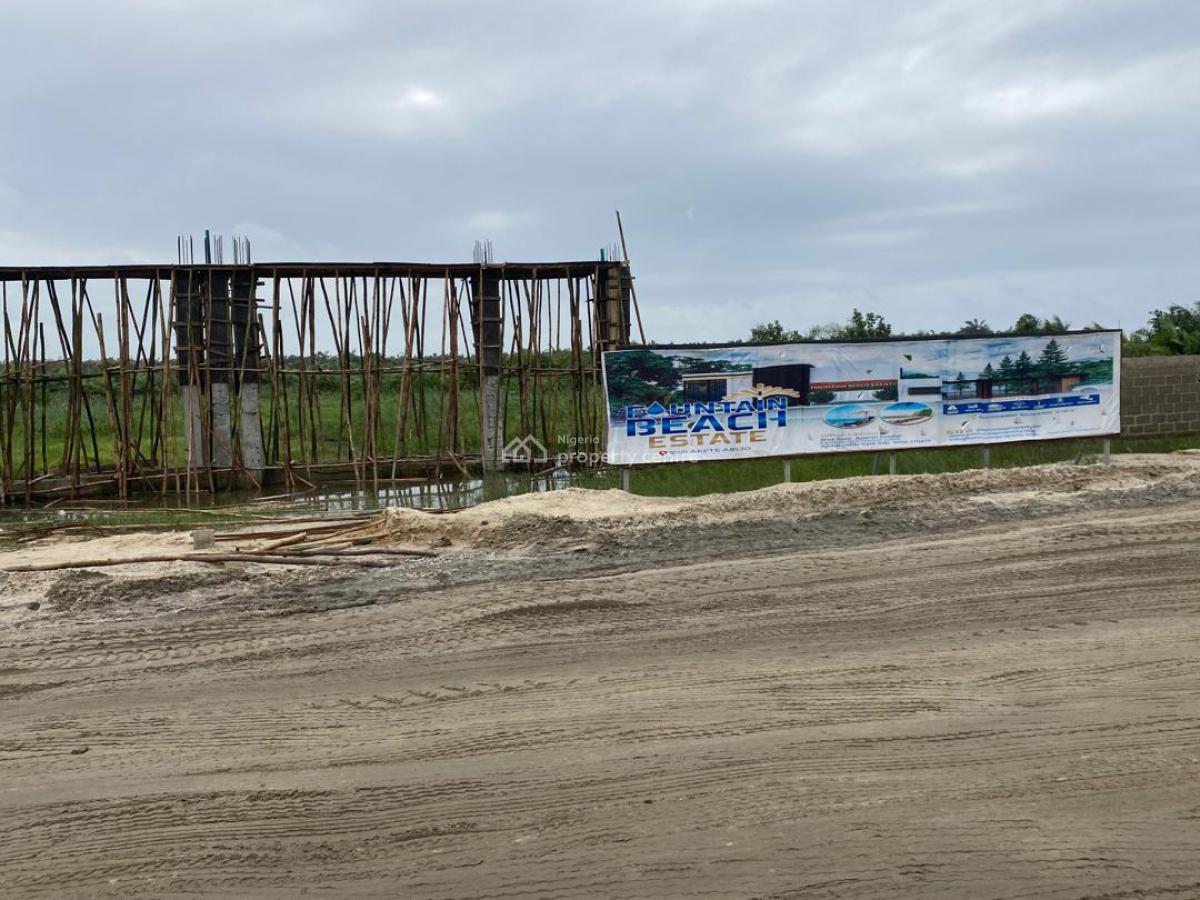 Residential Serviced Beach Front Land, Abijo, Lekki, Lagos, Residential Land for Sale