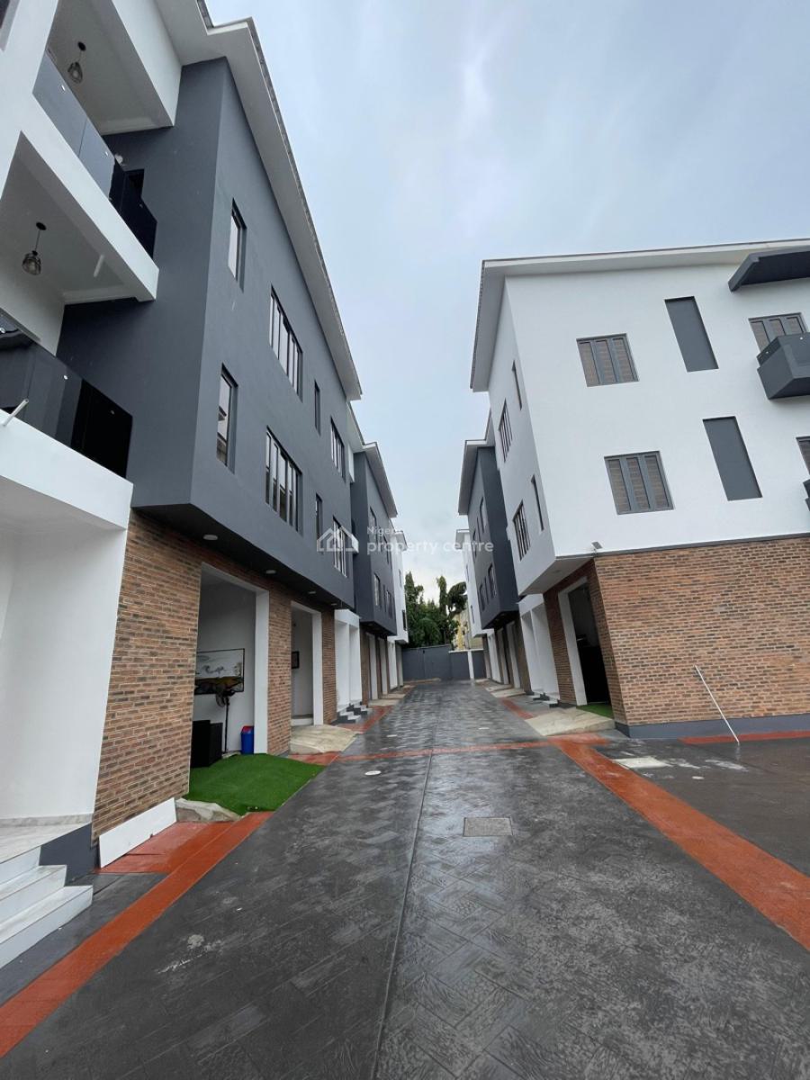 Contemporary 4 Bedroom Terrace Duplex with Bq, Pool, and Gym House, Ikeja Gra, Ikeja, Lagos, Terraced Duplex for Sale