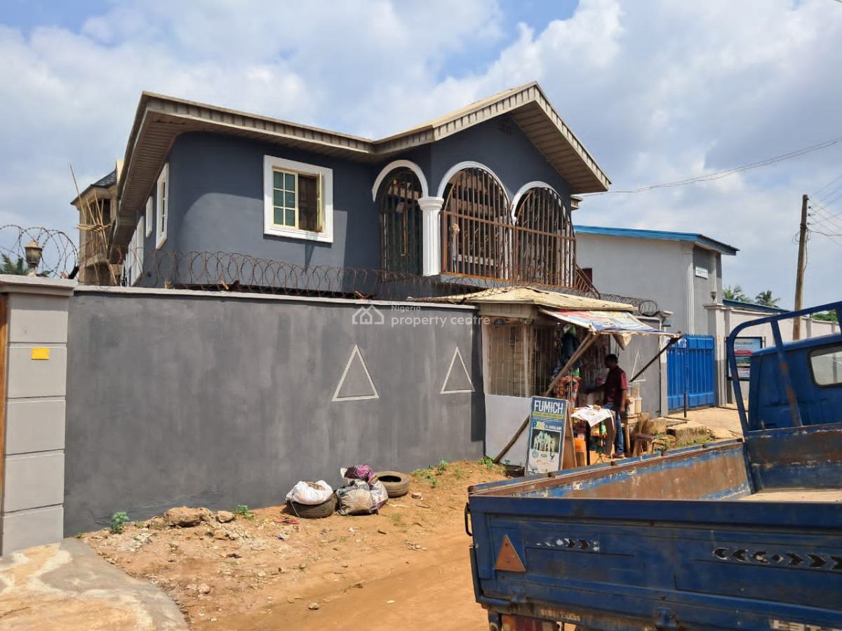 4 Numbers of 2 Bedroom Flat with a Mini Flat with a Room Self Contain, Ajuwum Akute Road, Akute, Ifo, Ogun, Block of Flats for Sale