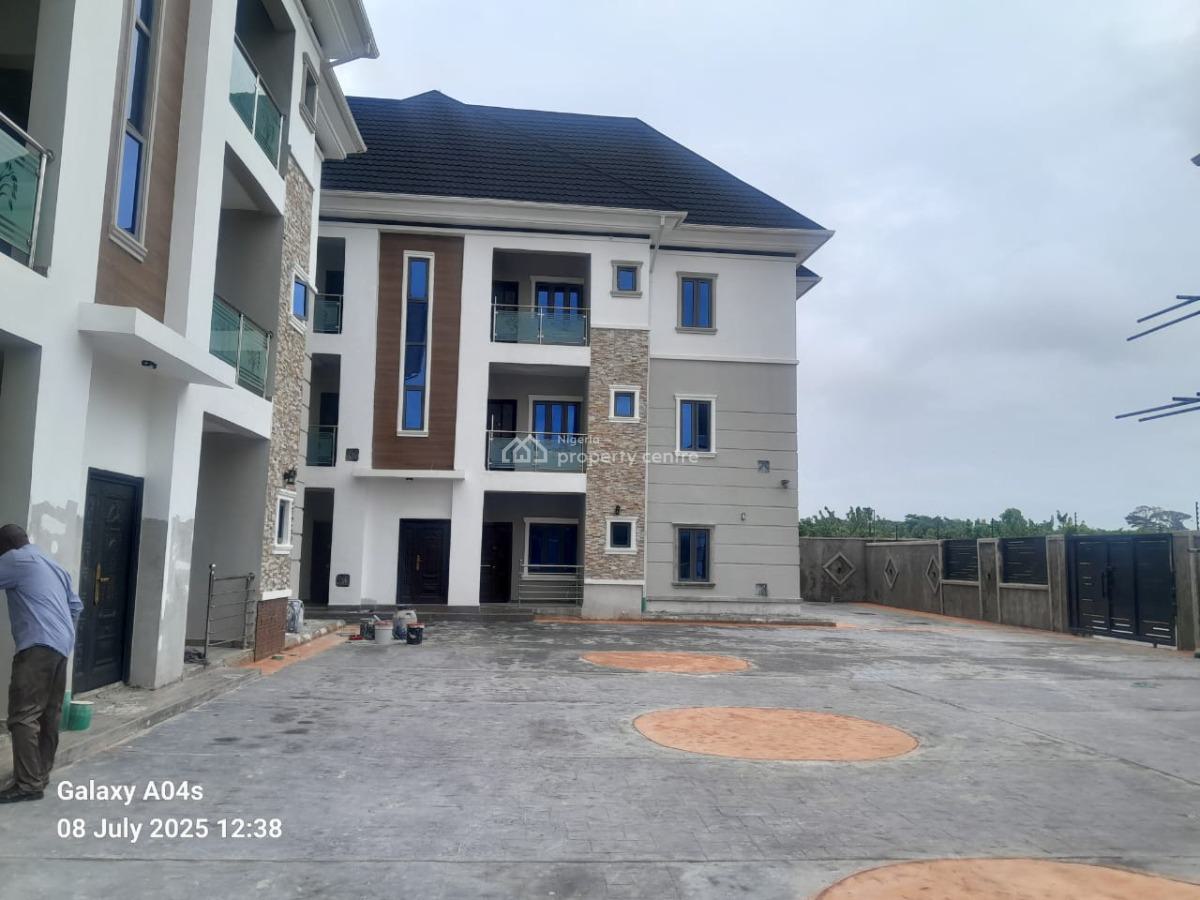 Brand New 2 Bedrooms Flat in a Secures Estate, Ajayi Apata, Opposite Mobil, Sangotedo, Ajah, Lagos, Flat / Apartment for Rent