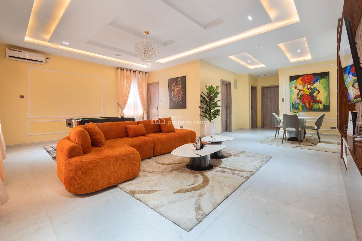 Tastefully Furnished 2 Bedroom Apartment with Ps5 and Pool, Meadow Hallway, Ikate, Lekki, Lagos, Flat / Apartment Short Let