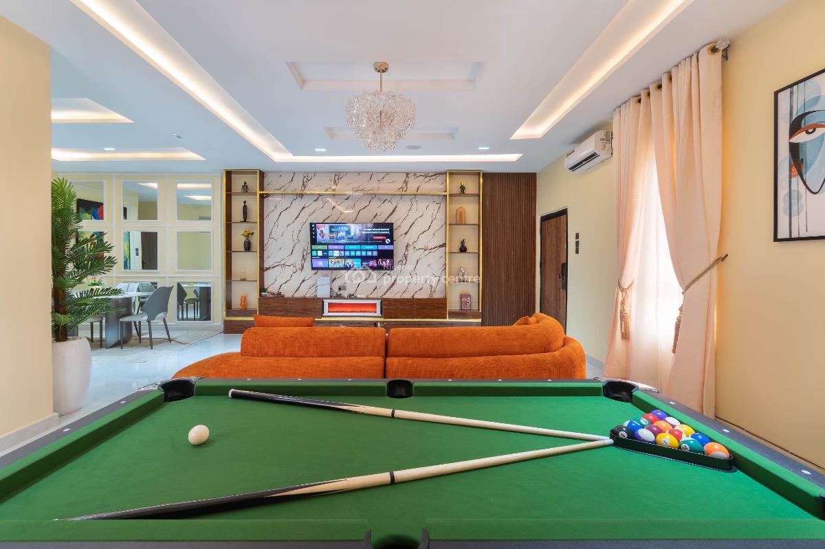 Tastefully Furnished 2 Bedroom Apartment with Ps5 and Pool, Meadow Hallway, Ikate, Lekki, Lagos, Flat / Apartment Short Let