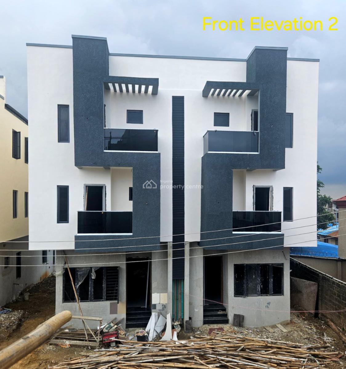 Newly Built 4 Bedroom Semi Detached Duplex with Bq Each, Justice Coker Estate, Alausa, Ikeja, Lagos, House for Sale