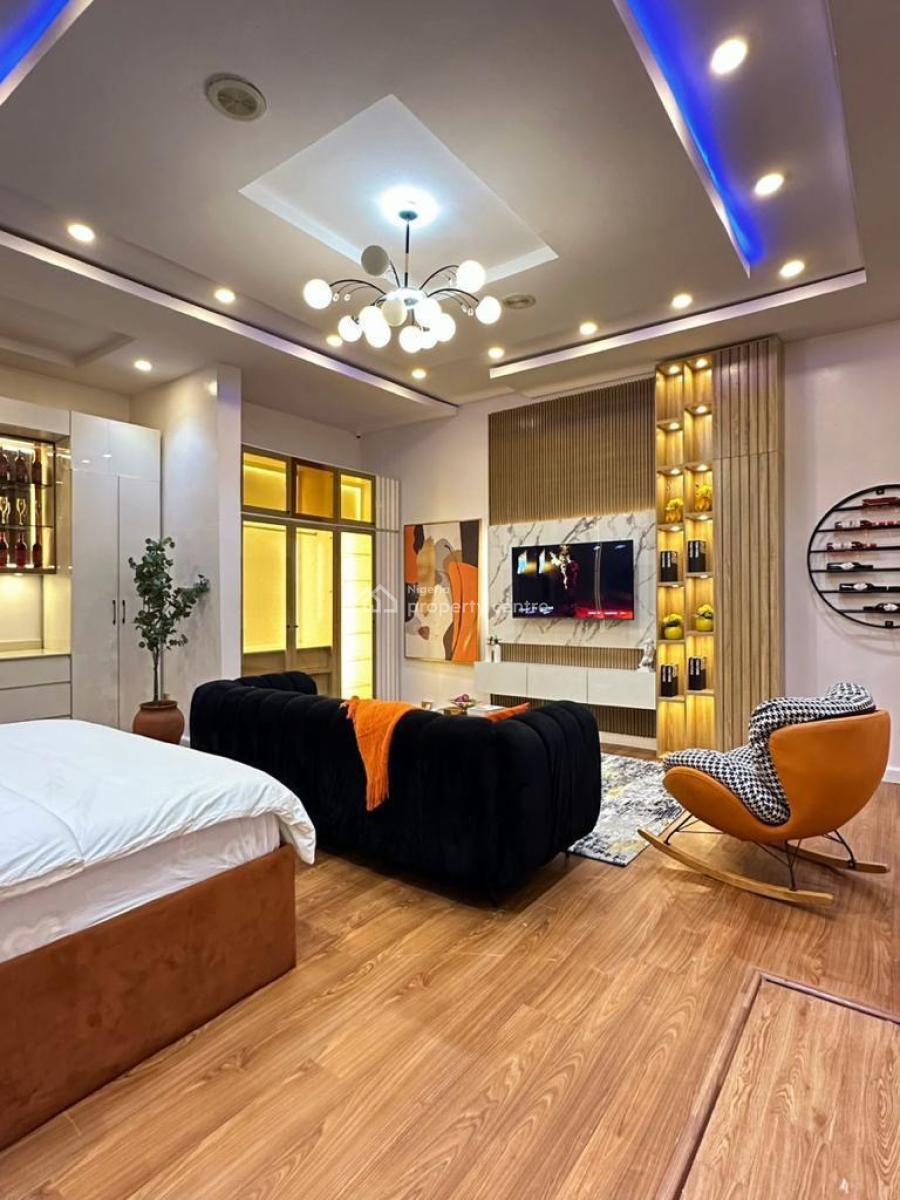 Luxuriously Furnished One Bedroom Studio Apartment, Osapa London, Lekki, Lagos, Flat / Apartment Short Let