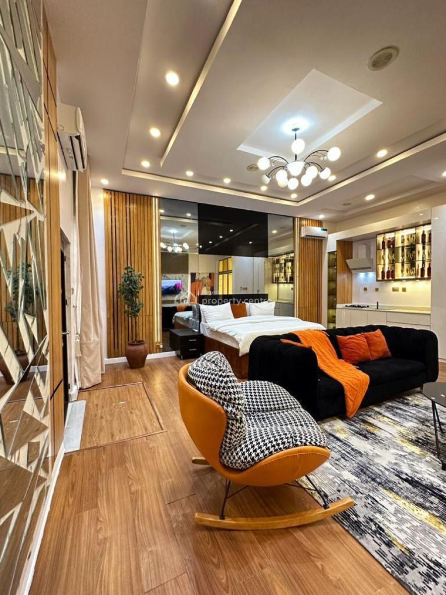 Luxuriously Furnished One Bedroom Studio Apartment, Osapa London, Lekki, Lagos, Flat / Apartment Short Let