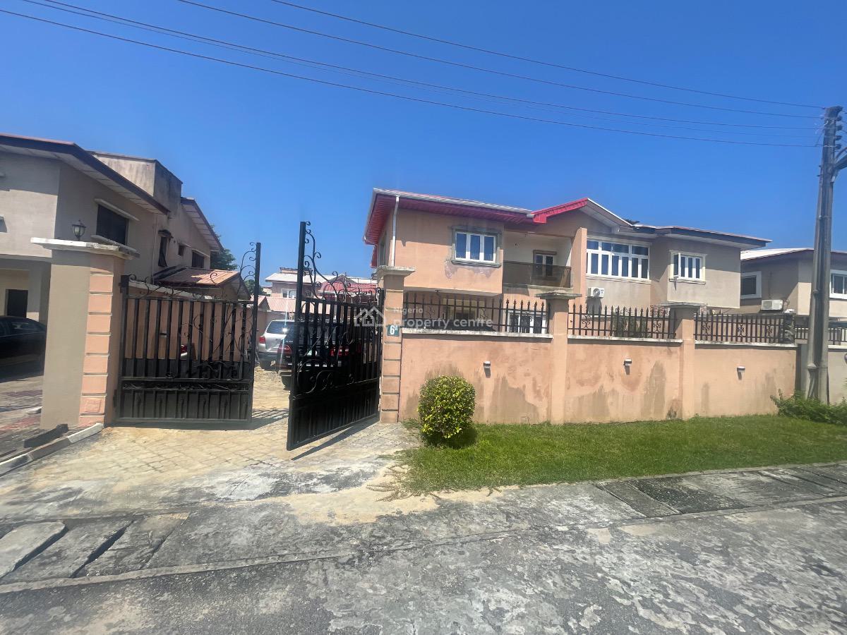 Renovated 4-bedroom Semi-detached Duplex with 2-room Boys Quarters, Femi Okunu Estate, Osapa, Lekki, Lagos, Semi-detached Duplex for Rent