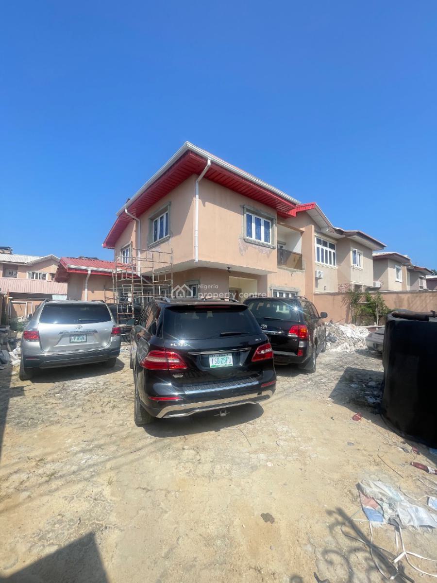 Renovated 4-bedroom Semi-detached Duplex with 2-room Boys Quarters, Femi Okunu Estate, Osapa, Lekki, Lagos, Semi-detached Duplex for Rent