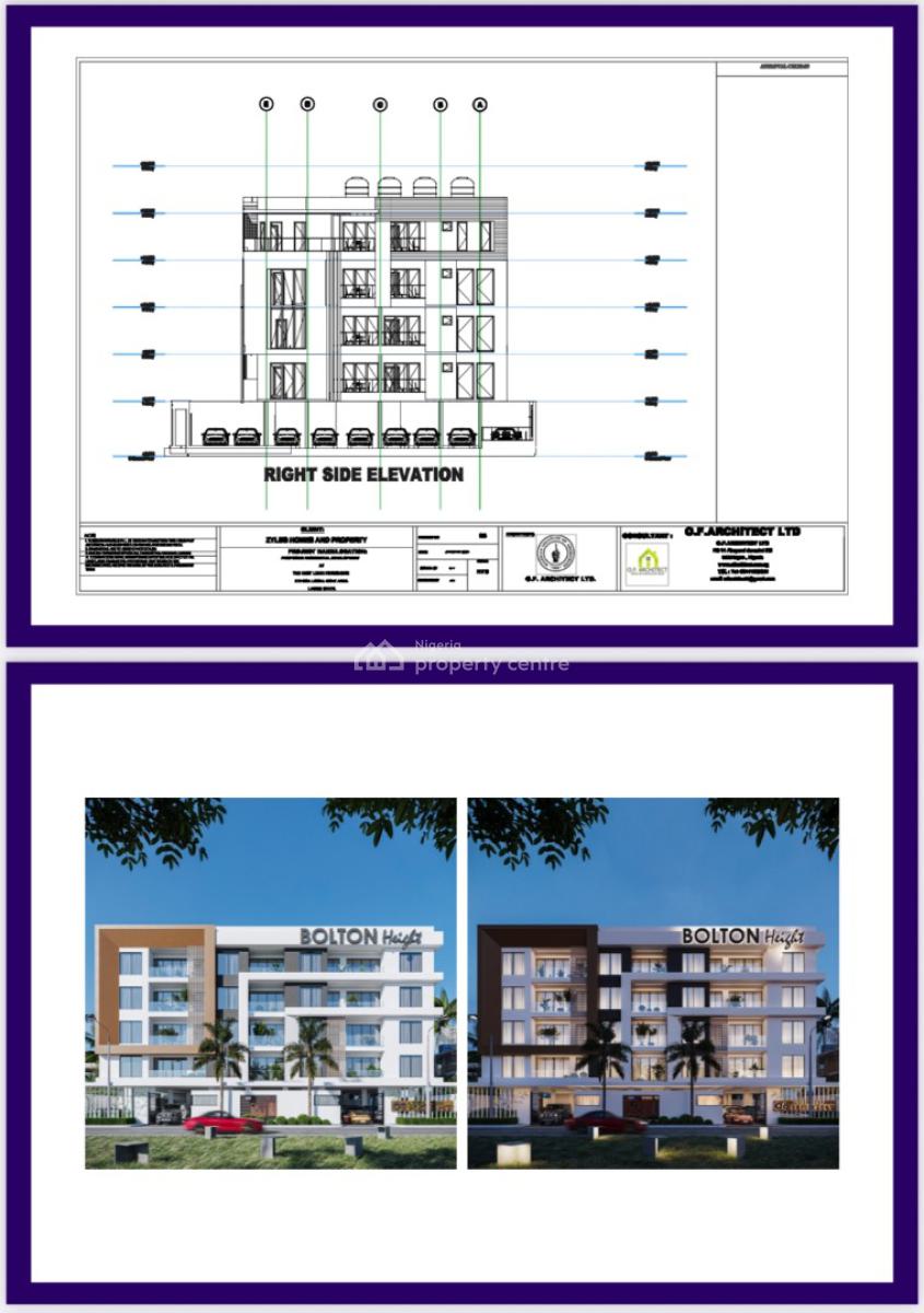 Luxury 2 Bedroom Smart Home with Swimming Pool, Gym and Elevator, Bolton Height, Lekki Phase 1, Lekki, Lagos, Block of Flats for Sale