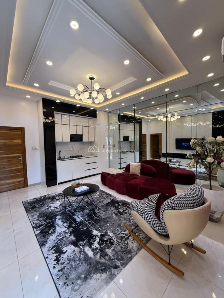 Beautifully Furnished One Bedroom Apartment with Bathtub, Osapa, Lekki, Lagos, Flat / Apartment Short Let