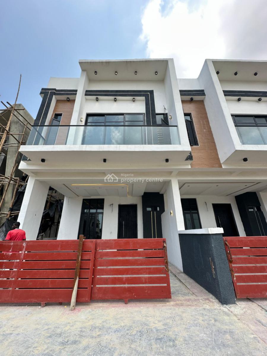 Newly Built Self Compound Luxury 3 Bedroom Terrace Duplex, Ikota Extension, Lekki, Lagos, Terraced Duplex for Sale