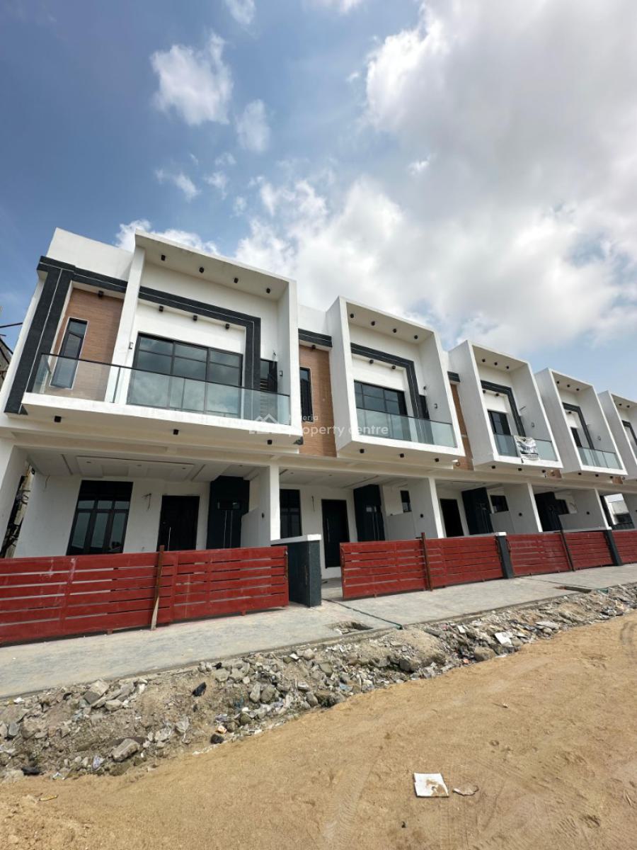 Newly Built Self Compound Luxury 3 Bedroom Terrace Duplex, Ikota Extension, Lekki, Lagos, Terraced Duplex for Sale