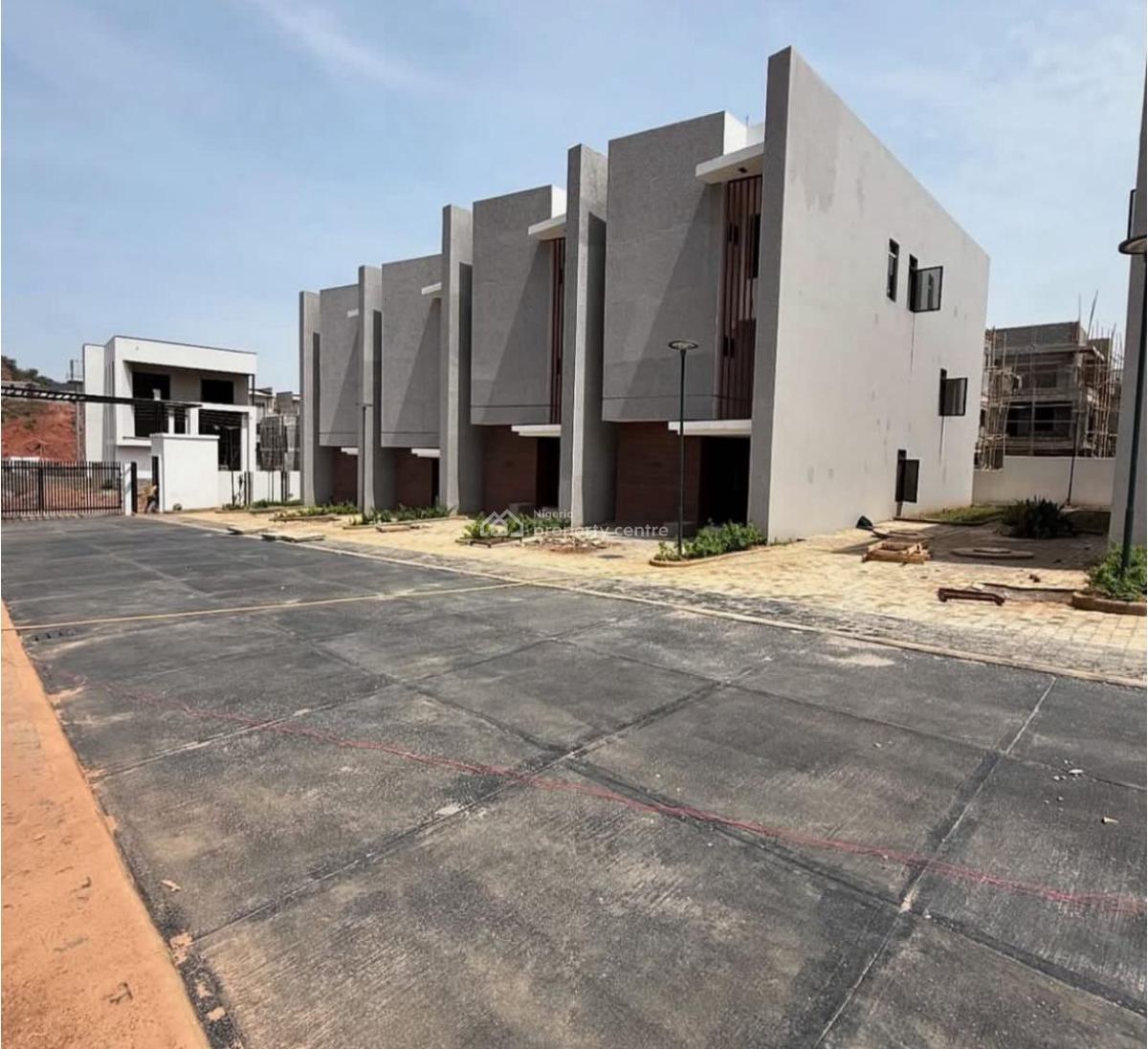 8 Units of 4 Bedroom Terrace Duplex with Bq, Guzape Main, Guzape District, Abuja, Terraced Duplex for Sale