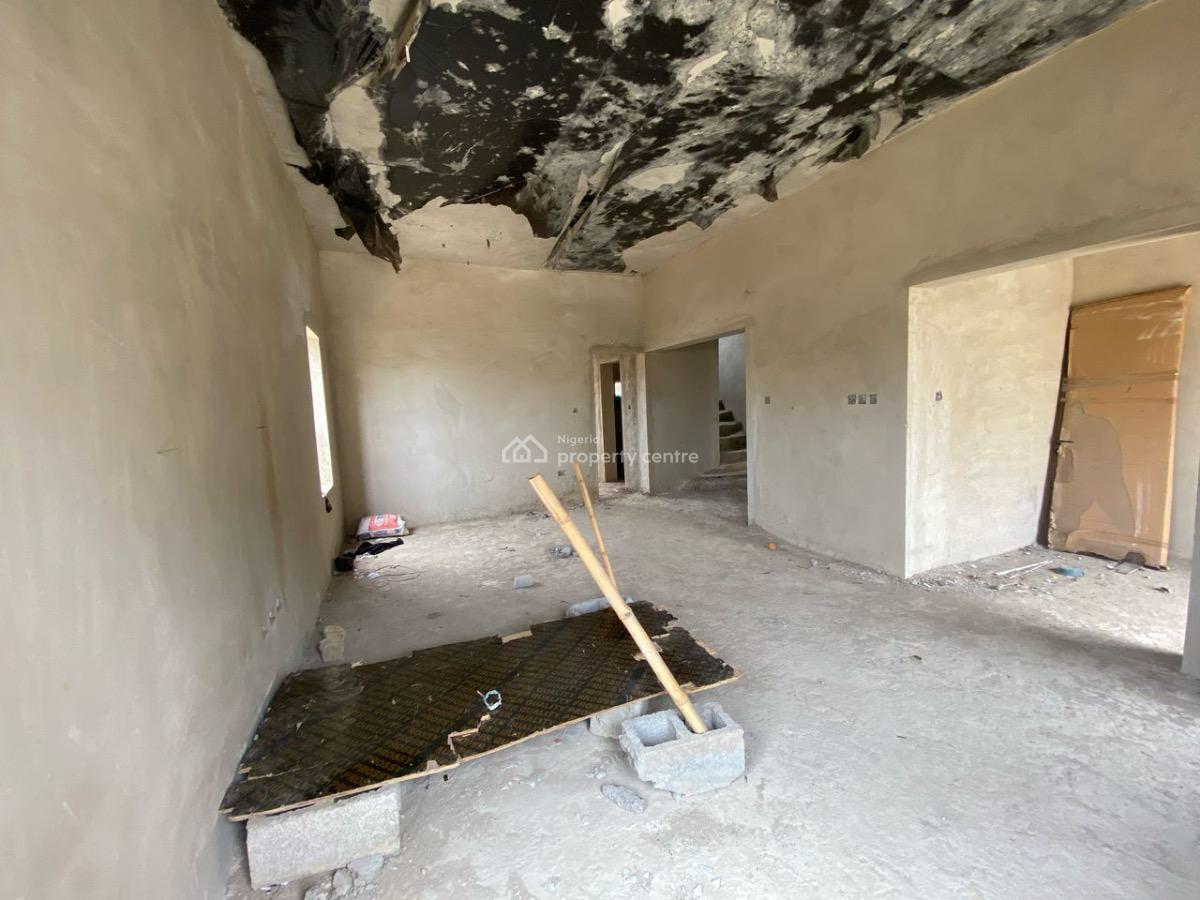 Luxury Carcass 5 Bedroom Fully Detached Duple, After Trade More Estate, Lugbe District, Abuja, Detached Duplex for Sale
