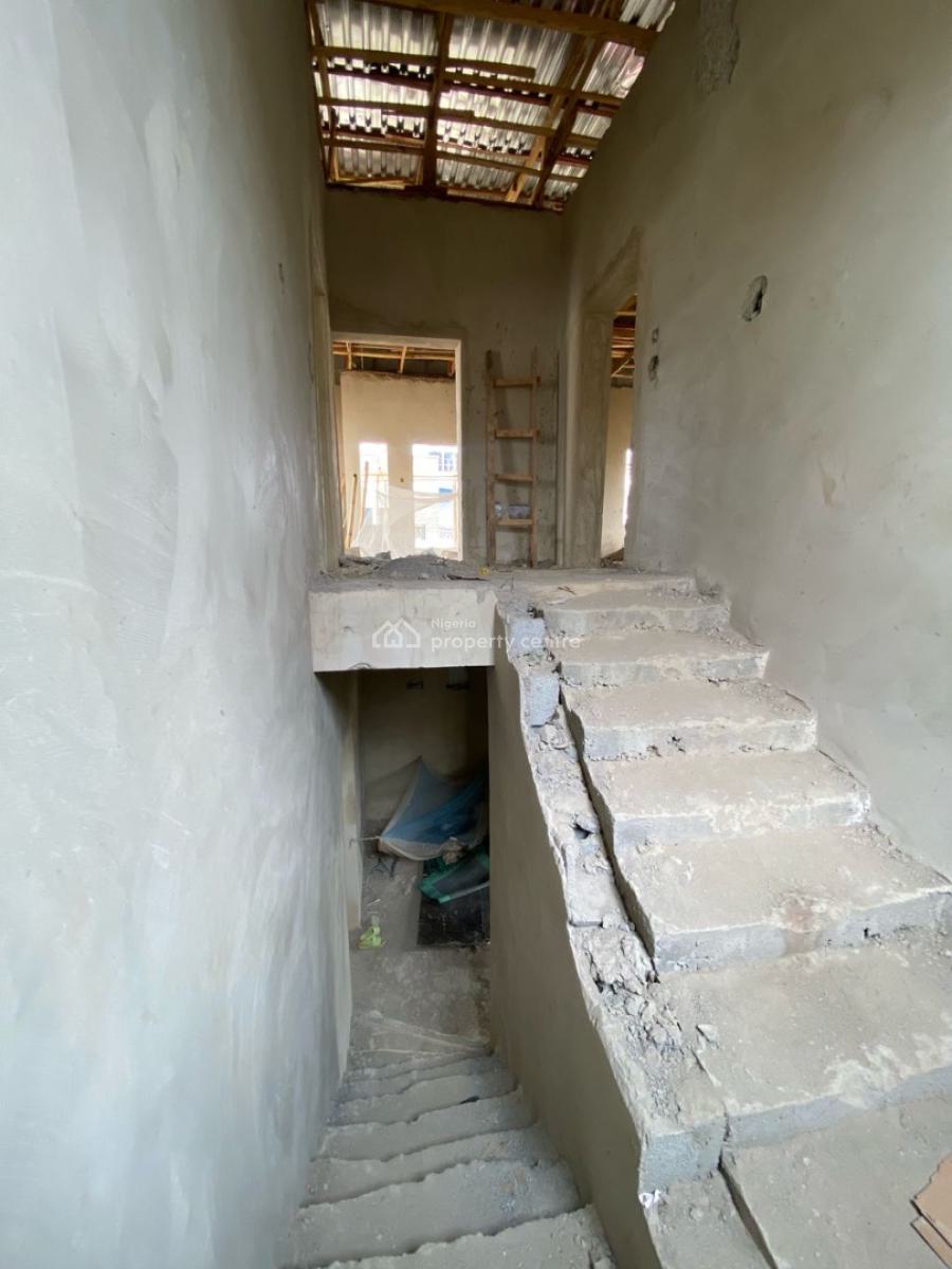 Luxury Carcass 5 Bedroom Fully Detached Duple, After Trade More Estate, Lugbe District, Abuja, Detached Duplex for Sale