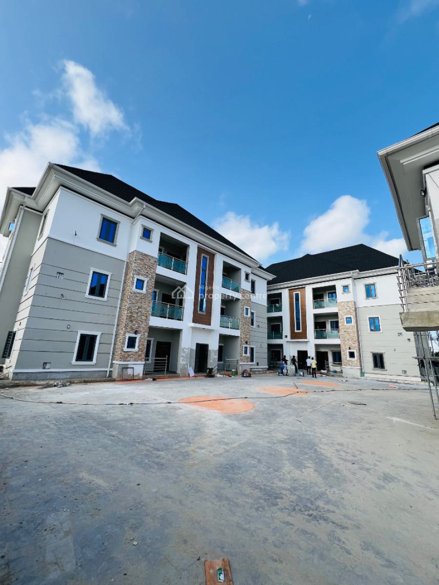 Very Sharp Standard 2 Bedroom Apartment in a Well Secured Estate, Ajayi Apata Just After Shoperight, Sangotedo, Sangotedo, Ajah, Lagos, Flat / Apartment for Rent