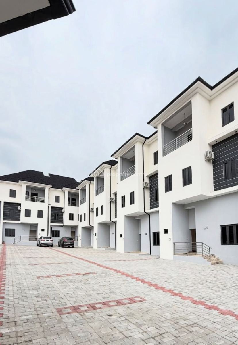 Newly Built 4 Bedroom Terraced Duplex with Bq, Guzape District, Abuja, Terraced Duplex for Rent