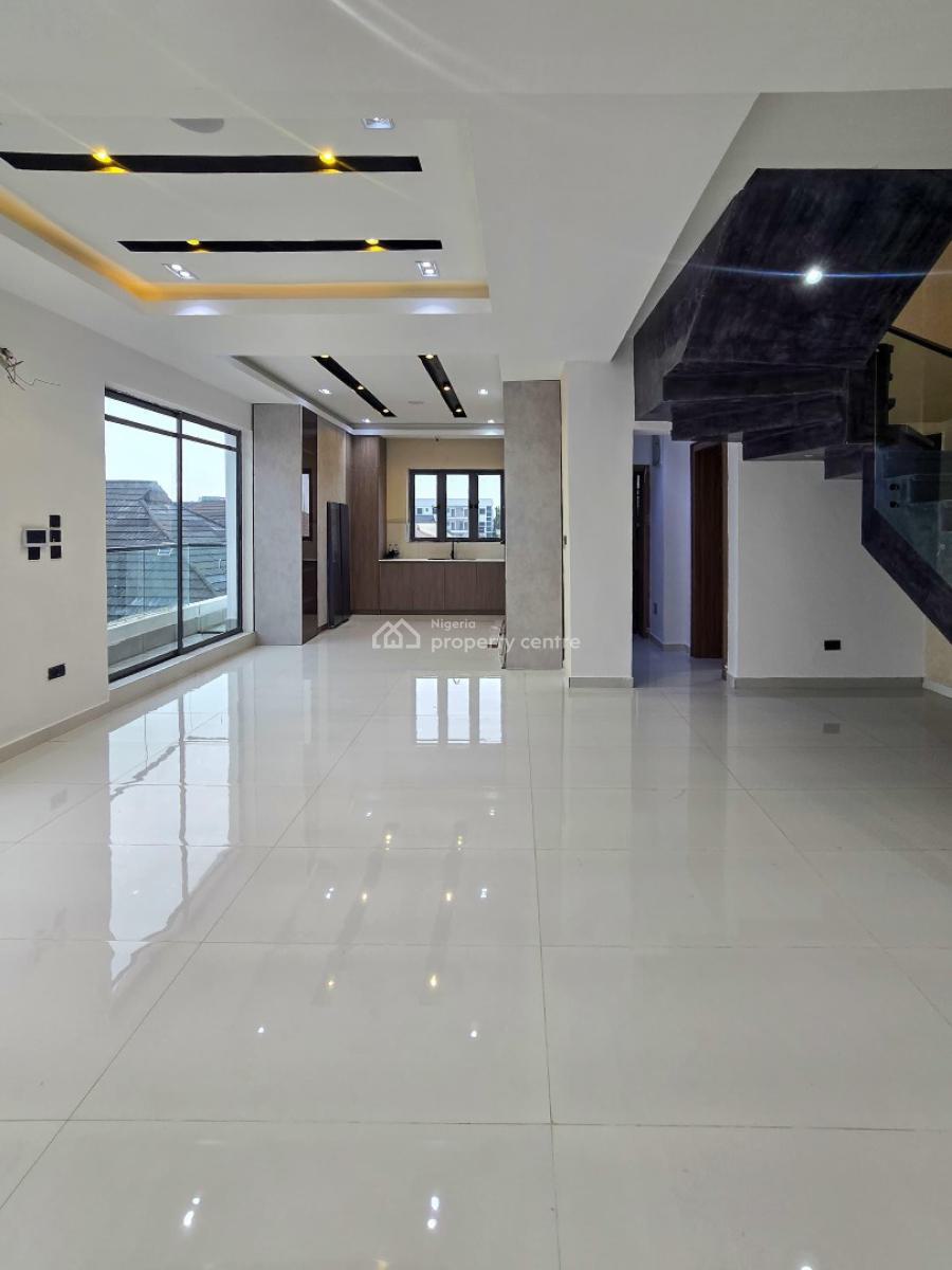 Sleek 4 Bedroom Maisonette with Pool, Bq, Gym and Elevator, Lekki Phase 1, Lekki, Lagos, House for Sale