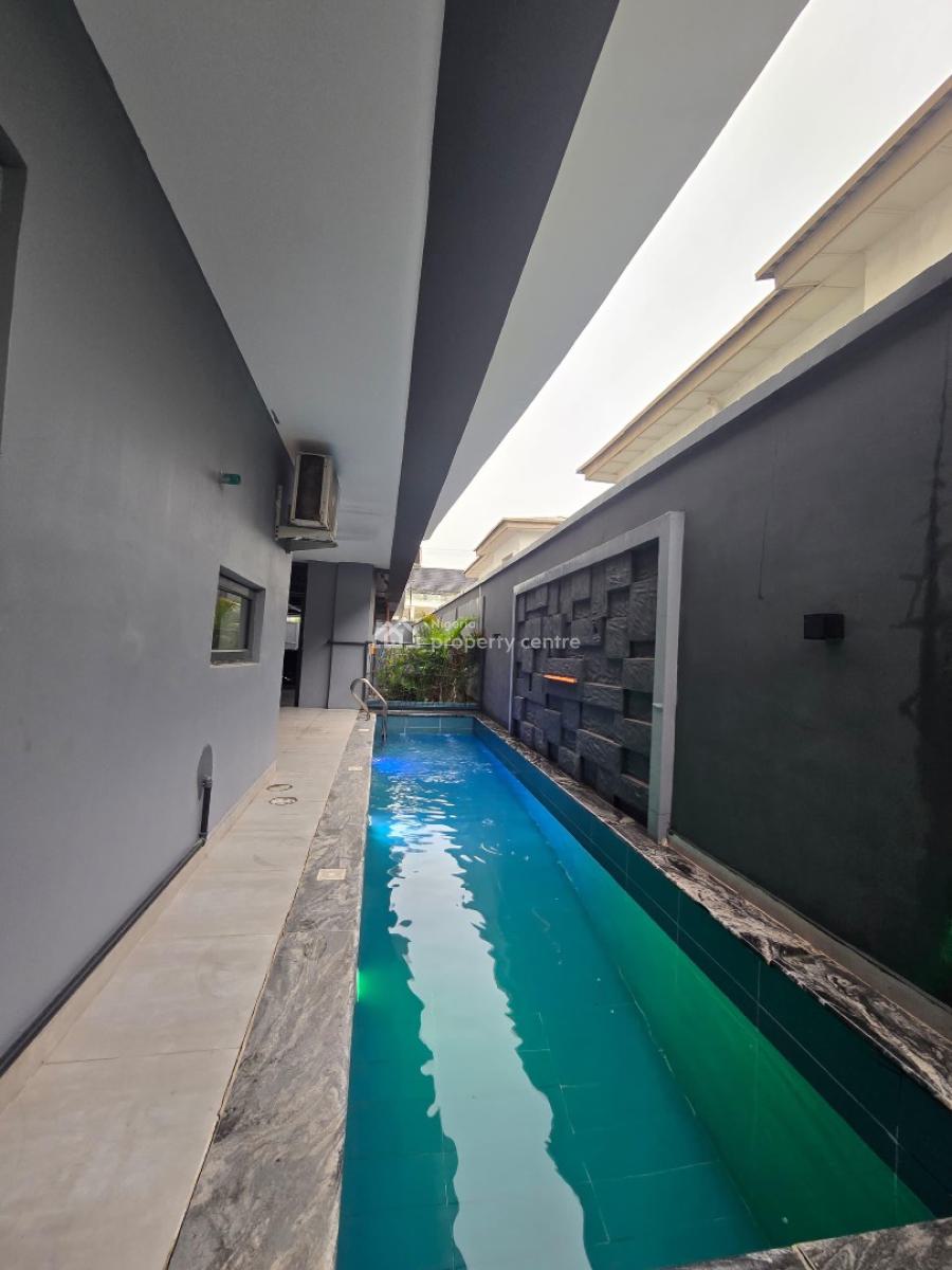 Sleek 4 Bedroom Maisonette with Pool, Bq, Gym and Elevator, Lekki Phase 1, Lekki, Lagos, House for Sale