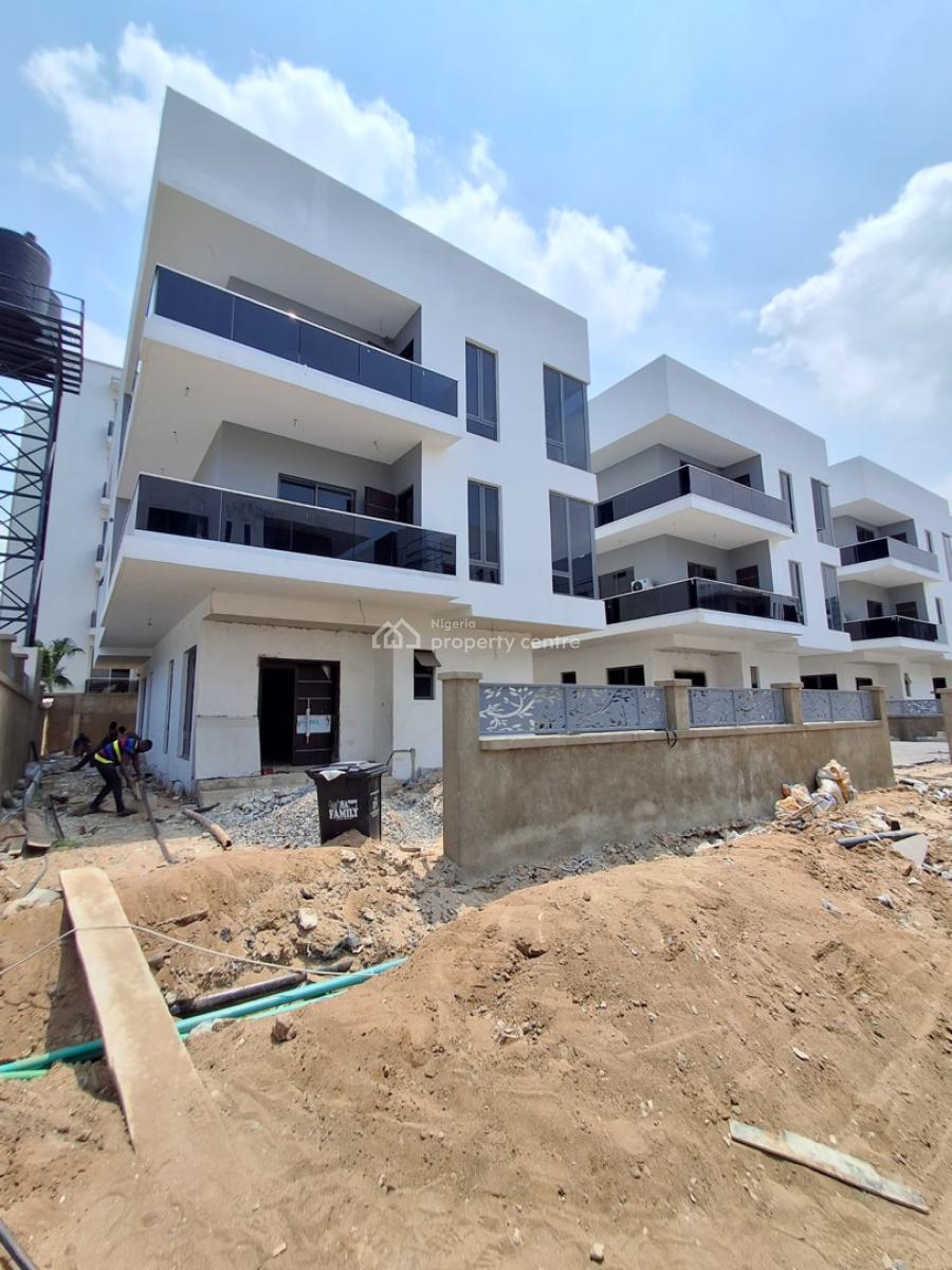 Biggest 4 Bedroom Townhouse with Bq in Ikate*, Ikate, Lekki, Lagos, Terraced Duplex for Sale