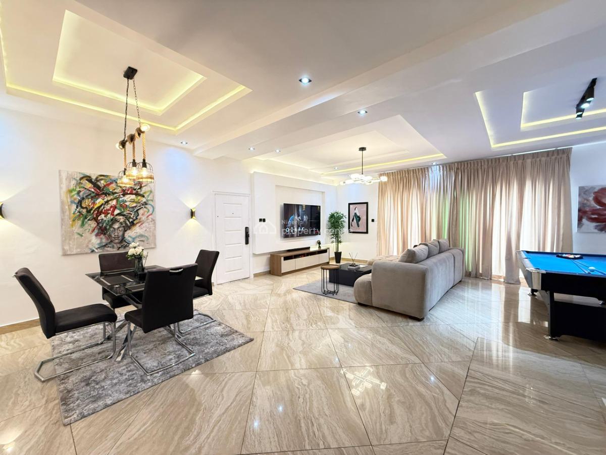 Beautiful 3 Bedroom Apartment, Parkview Estate, Ikoyi, Lagos, Flat / Apartment Short Let