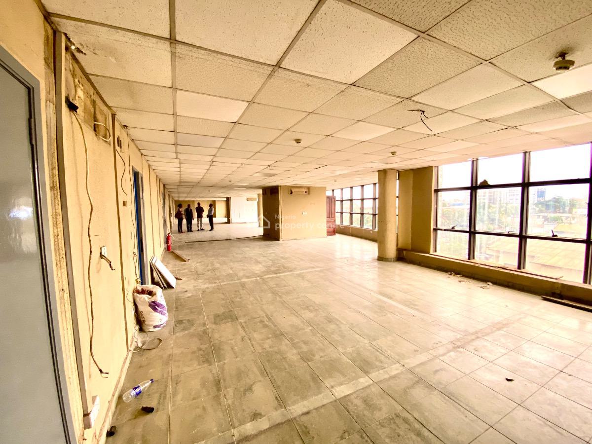 a 300 Sqm of an Open Plan Office Space, Hakeem Balogun Way, Secretariat, Ikeja, Lagos, Office Space for Rent