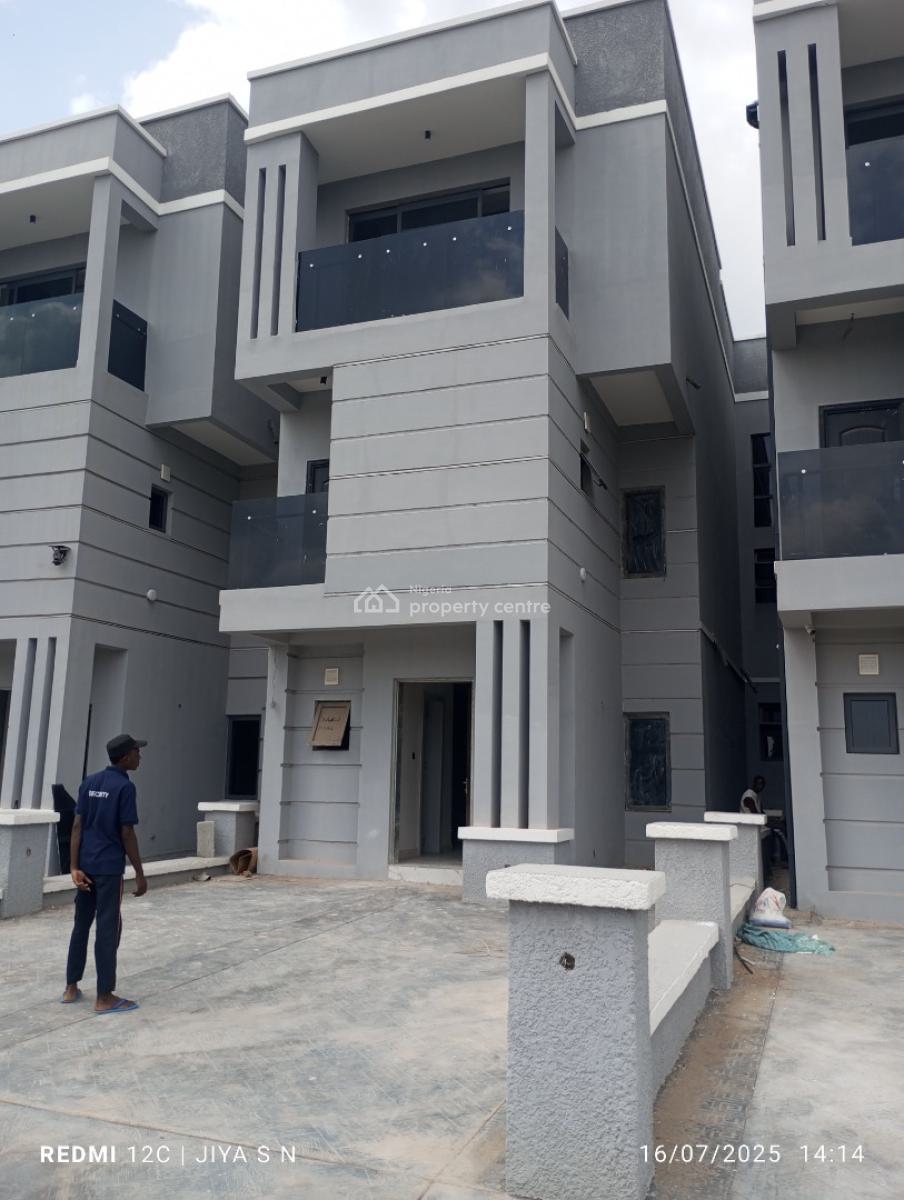 Newly Built 5 Bedroom Terrace Duplex on 2 Floors, By American International School, Durumi, Abuja, Terraced Duplex for Sale