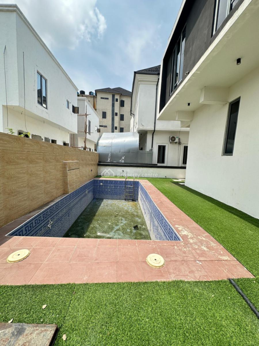 Spacious 5-bedroom Detached Duplex with Bq & Swimming Pool, Ikota, Lekki, Lagos, Detached Duplex for Sale
