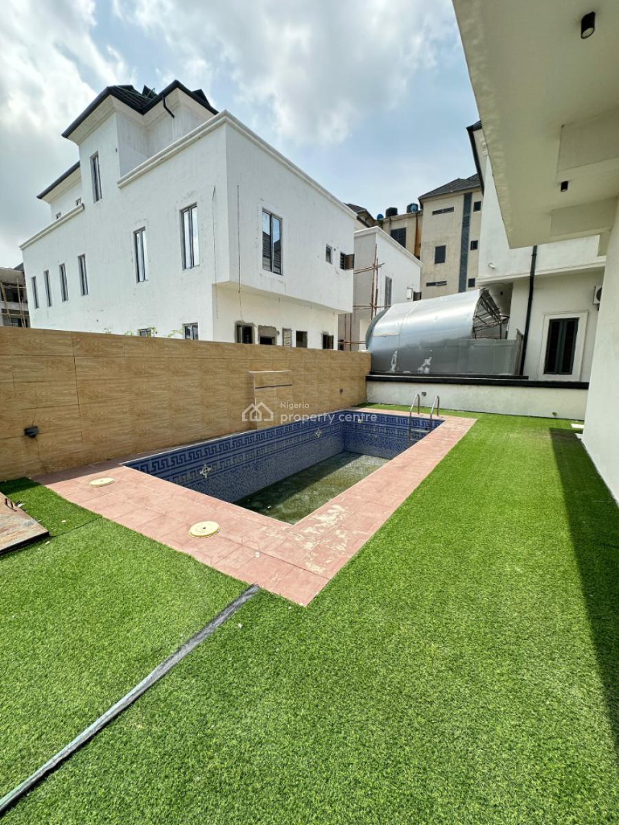 Spacious 5-bedroom Detached Duplex with Bq & Swimming Pool, Ikota, Lekki, Lagos, Detached Duplex for Sale
