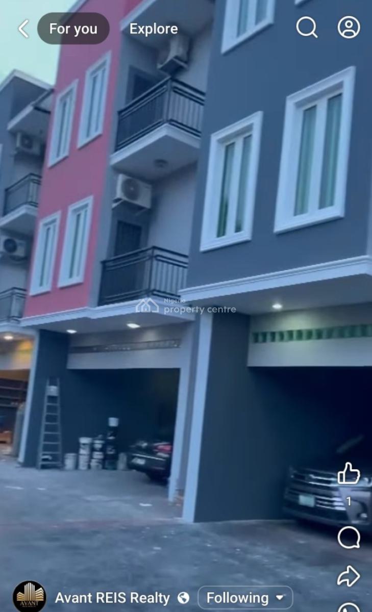 Tasteful 4 Bedroom Terrace with a Room Service Quarter, Methodist Church Street, Awuse Estate, Opebi, Ikeja, Lagos, Terraced Duplex for Sale