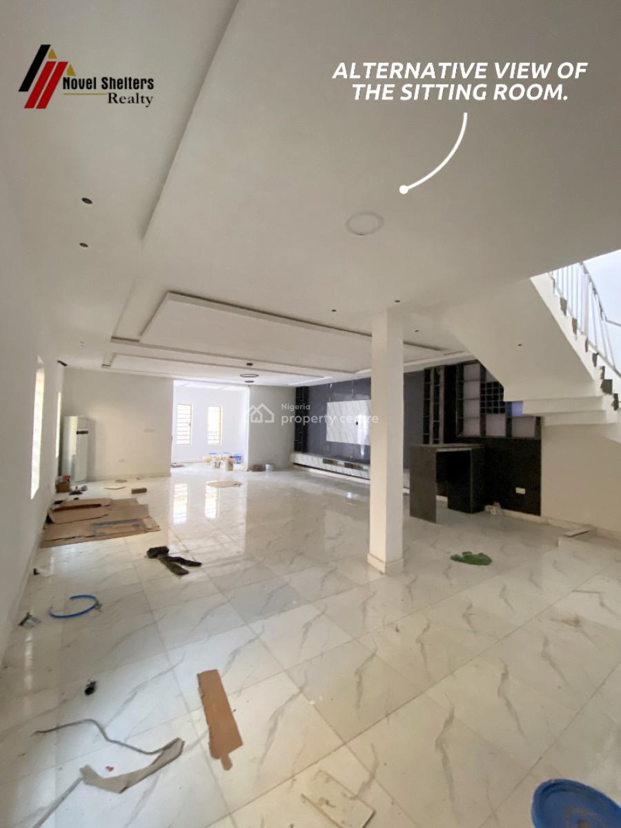 Contemporary 4 Bedroom Detached Duplex with an Attached Bq, Sangotedo, Sangotedo, Ajah, Lagos, Semi-detached Duplex for Sale