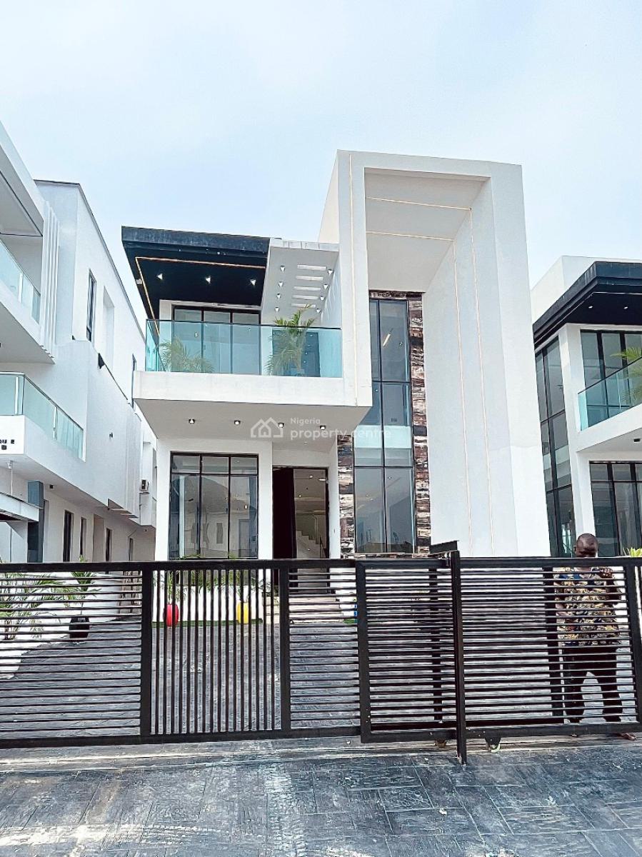 Gorgeously Perched Luxury 5 Bedroom Smart Duplex with Swimming Pool, Chevron, Lekki, Lagos, Detached Duplex for Sale