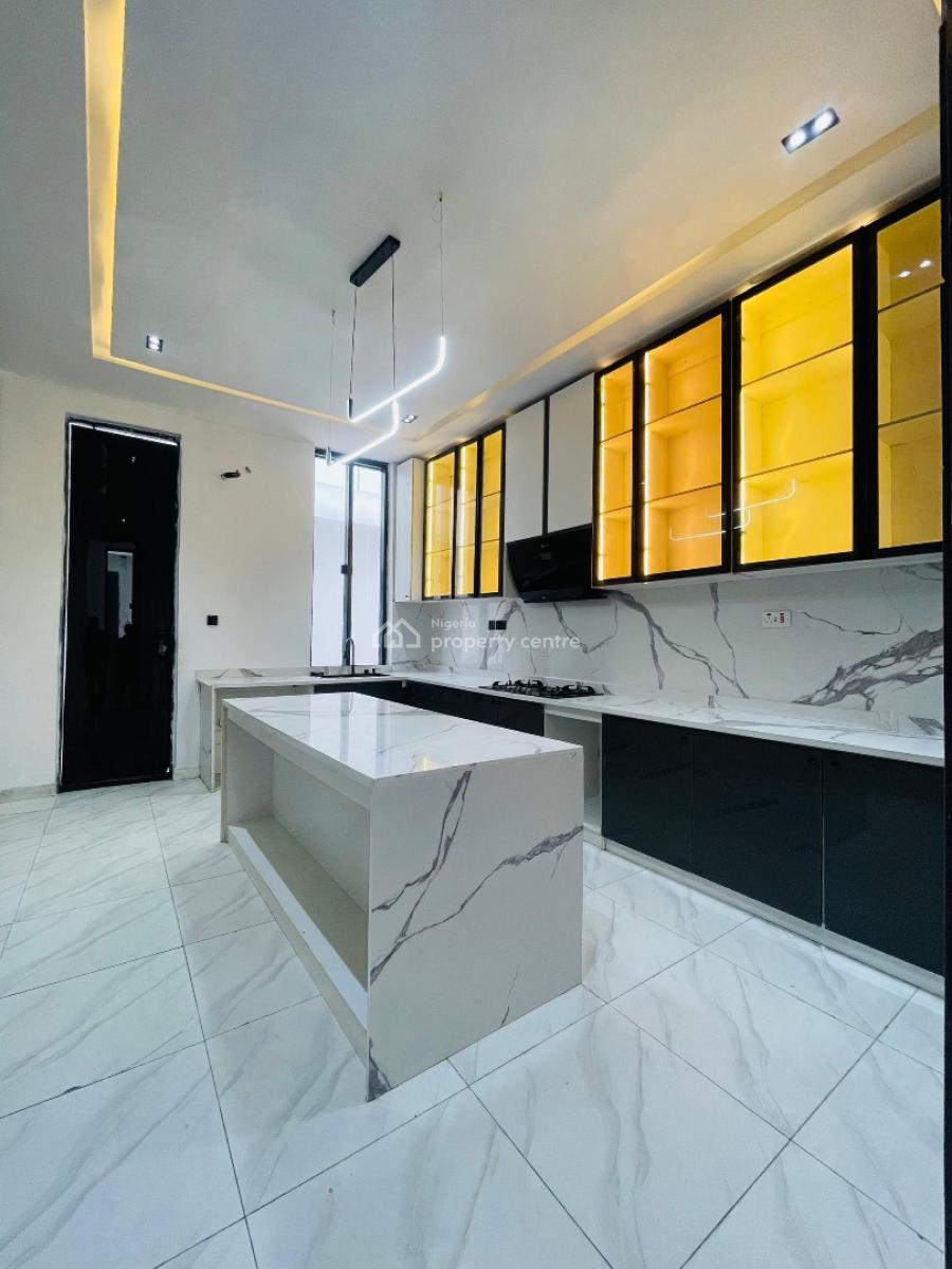 Gorgeously Perched Luxury 5 Bedroom Smart Duplex with Swimming Pool, Chevron, Lekki, Lagos, Detached Duplex for Sale