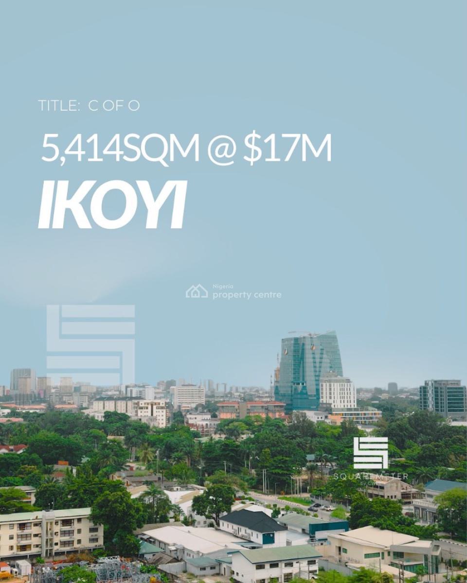 Lovely 5,414sqm Land Available, Glover Road, Ikoyi, Lagos, Residential Land for Sale