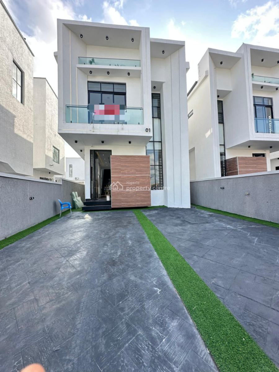 Luxuriously Built 5 Bedroom Fully Detached Duplex with Pool, Chevron, Lekki, Lagos, Detached Duplex for Sale