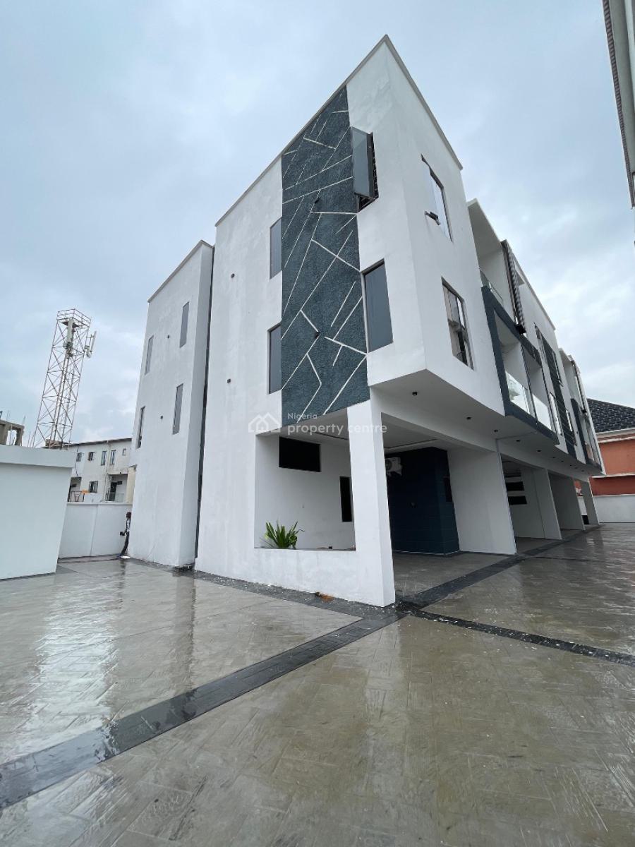 Luxury Four (4) Bedroom Terraced Duplex with Bq, Few Minutes Drive From Lekki Leisure Lake, Nike Art Gallery, Ikate Elegushi, Lekki, Lagos, House for Sale