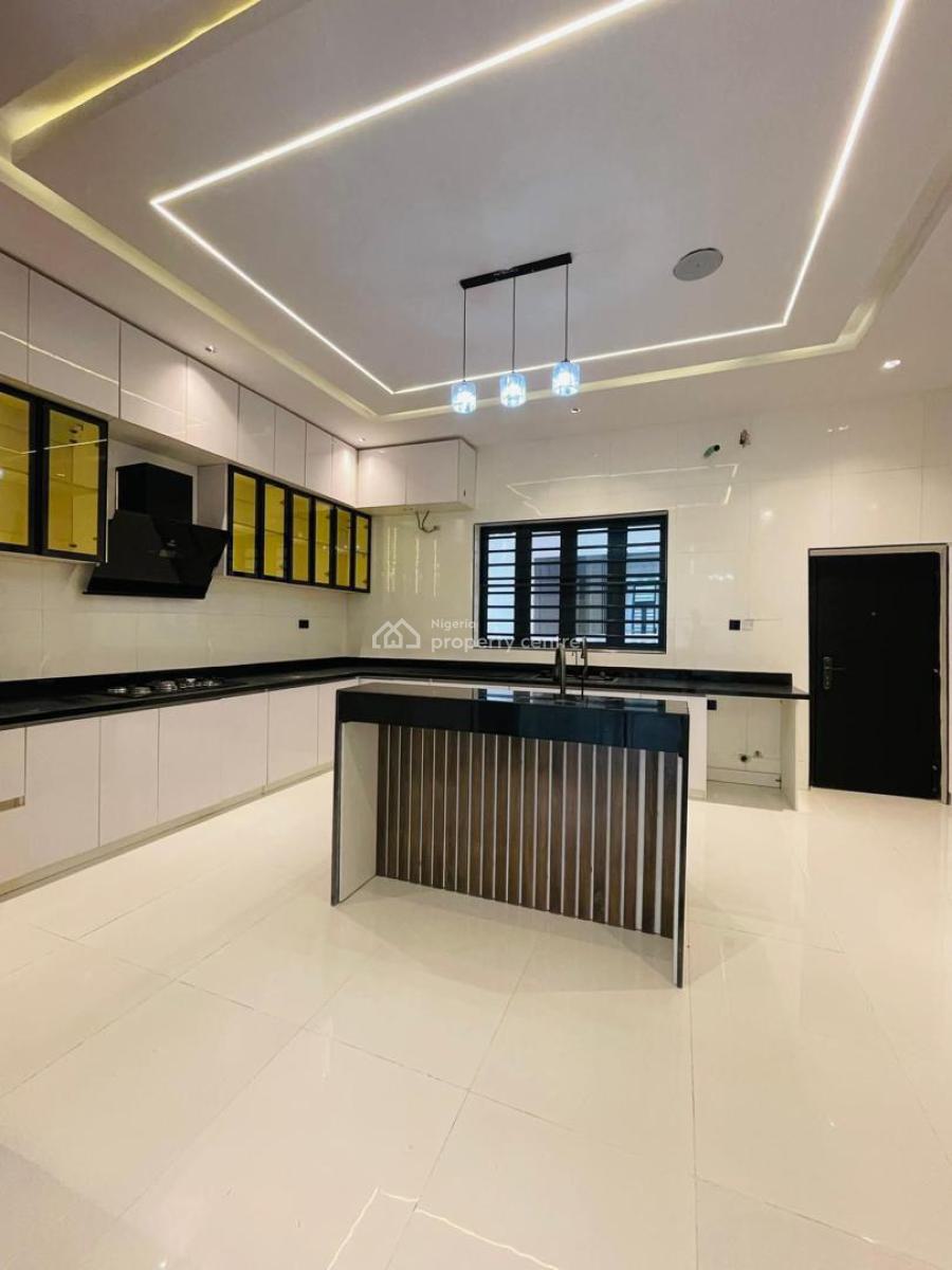 Contemporary 5 Bedroom Fully Detached Duplex with Bq and Pool, Ajah, Lagos, Detached Duplex for Sale