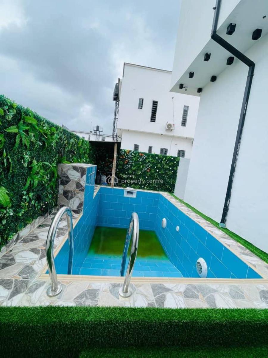Contemporary 5 Bedroom Fully Detached Duplex with Bq and Pool, Ajah, Lagos, Detached Duplex for Sale